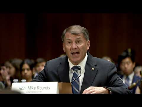 Senator Rounds Gives Testimony at Appropriations Committee Hearing