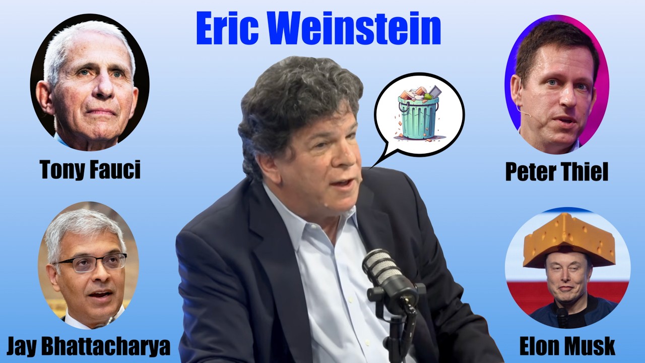 YouTube thumbnail for “Eric Weinstein is Propaganda in Human Form” by Professor Dave Explains