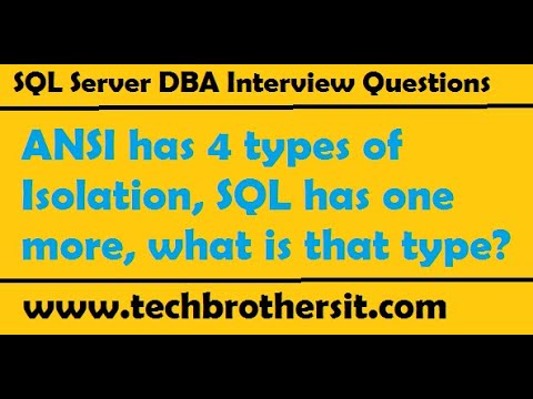 ვიდეო: შეესაბამება თუ არა SQL Server ANSI?