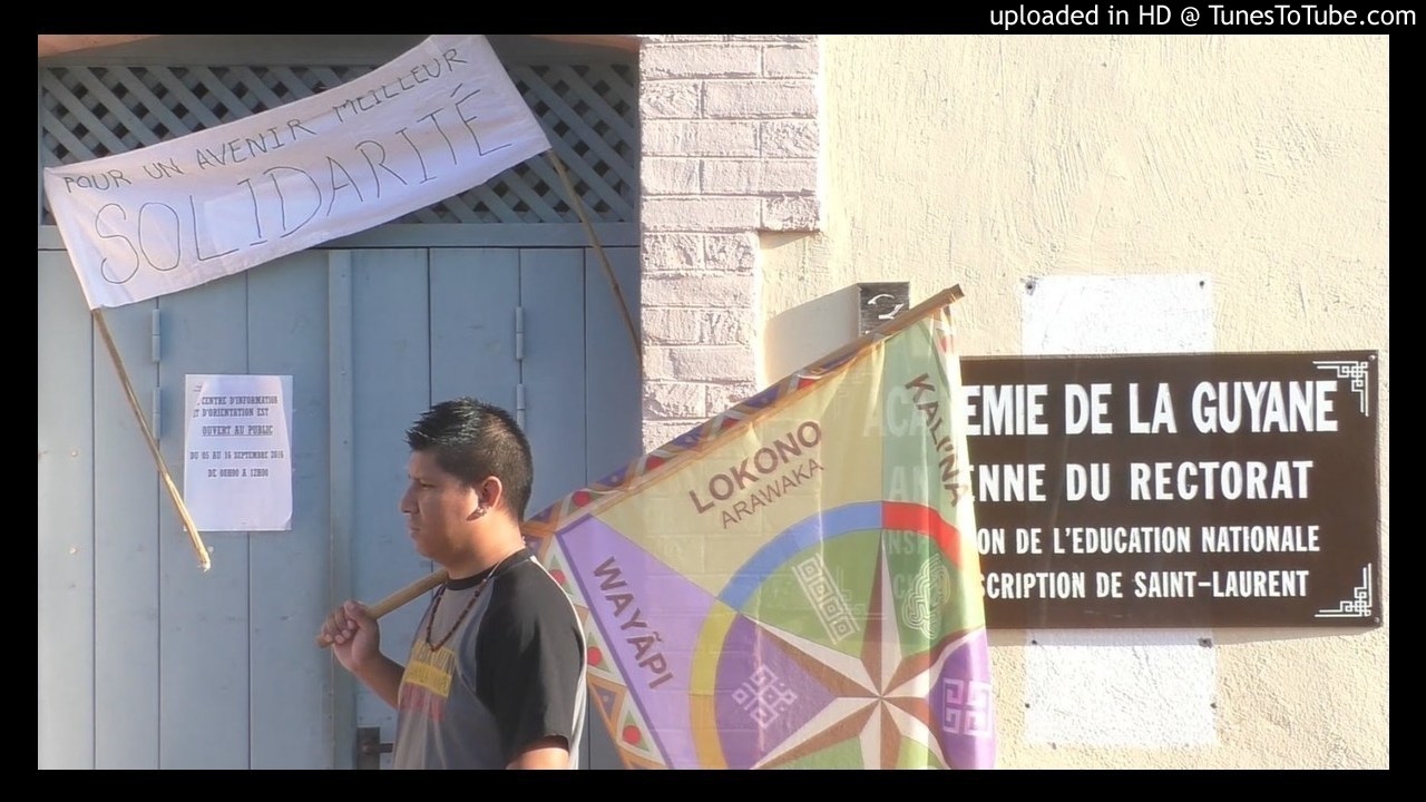La jeunesse autochtone de Guyane mobilisée à Bordeaux - YouTube