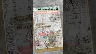 Mixed media art journaling with Garden Chronicles #mixedmediajournal #creativejournal #artjournal