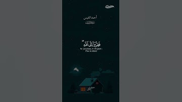 ❤️ ففروا إلى الله #أحمد_النفيس#سورة_الذاريات#راحة_نفسية #قرآن #الى_الله