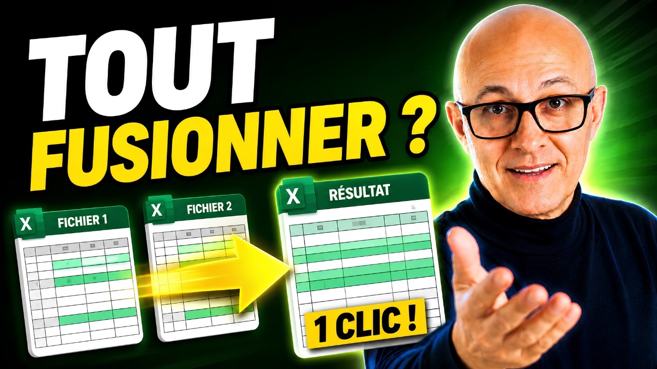 Excel : Consolidez Plusieurs Fichiers en 1 Seul Clic - YouTube