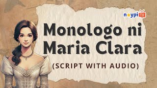 Monologo ni Maria Clara (Script with Audio) – Noli Me Tangere | NoypiTV