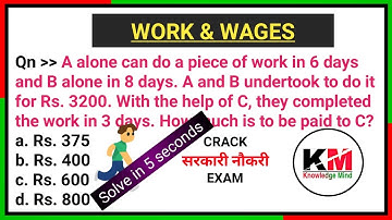 A, an alone can do a piece of work in 6 days and B alone in 8 days. A and B undertook to do it for