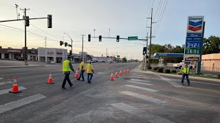 Sinkhole developing in Nampa closes Orchard Avenue