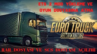 2021-2020 Euro Truck Si̇mulator 2 Mod Yükleme Nasil Yapilir ? Sesli̇ Anlatim Rar Ve Scs Dosyasi