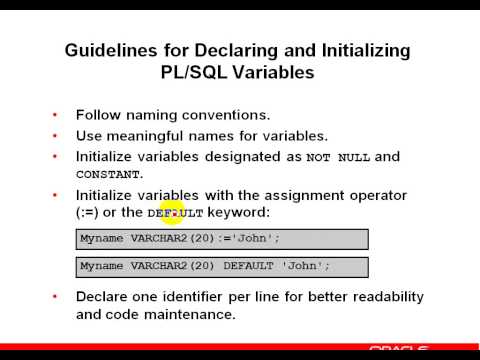 formation oracle plsql