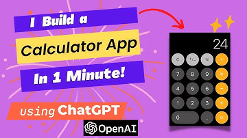 Build a Calculator App using ChatGPT in less than a Minute