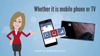 Anemative: 2D animation video of cable and internet connection company