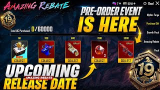 New Amazing Rebate Is Here | Get Free Mythic Emblems | New Premium Crate & Pre-Order Event | PUBGM screenshot 2