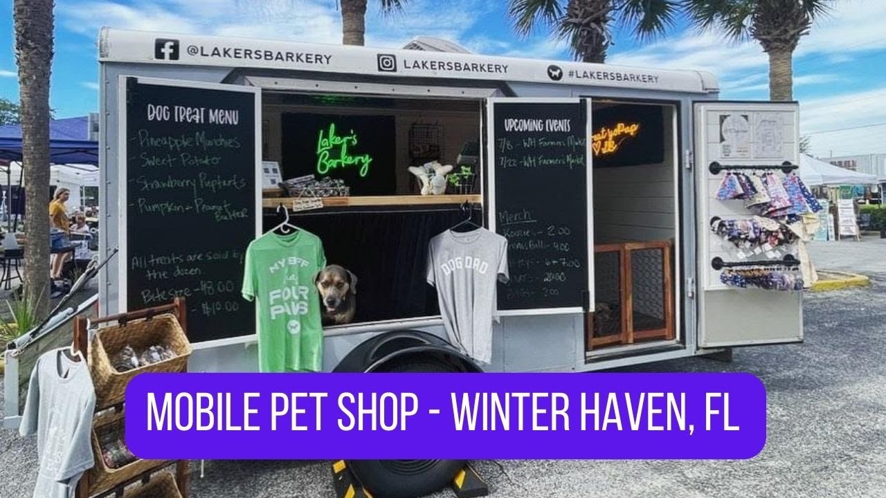 Laker's Barkery Mobile Pet Store Winter Haven, FL YouTube
