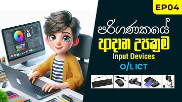 ආදාන උපක්‍රම || Input Devices || O/L ICT  @dilhar99