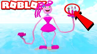 I Built a HUMONGOUS Mommy Long Legs Boat for Treasure on Roblox! | My BIGGEST Boat EVER!