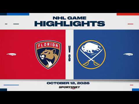 NHL Highlights | Panthers vs. Sabres - October 12, 2026