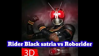 Rider Battle Black satria vs Roborider ultimate screenshot 3