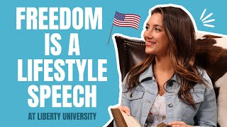 Freedom is a Lifestyle Speech Clip Nov 2021