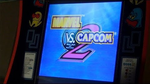 Arcade1up - Marvel vs Capcom 2 - dreamcast-  modded with PlayStation classic & retroarch