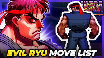 EVIL RYU MOVE LIST - Ultra Street Fighter II: The Final Challengers (USF2)