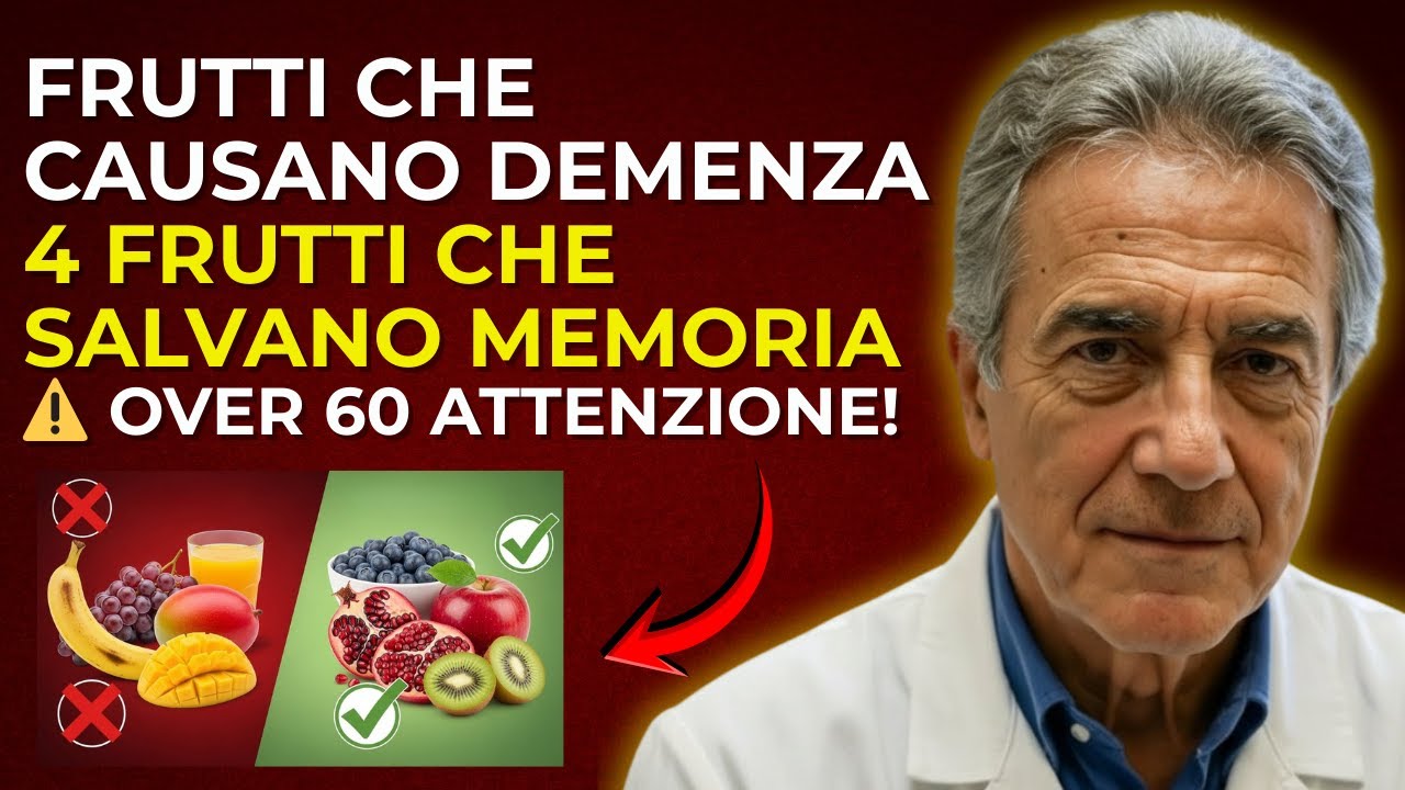 4 Frutti DISTRUGGONO la Memoria Dopo i 60 – E Questi 4 PROTEGGONO dalla Demenza