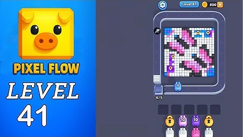 Pixel Flow Level 41 Walkthrough