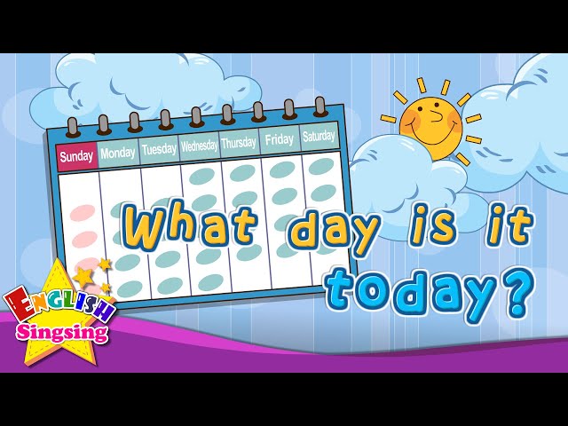 What Day Is It Today Song - For Kids…: English ESL video lessons