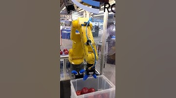 Automate 2017 - Soft Robotics - Fanuc LR Mate 200iD - Pick & Place Apples