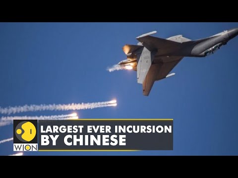 Taiwan: 38 Chinese jets violate airspace | WION English News | Latest English News