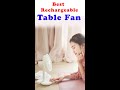 ✅Best Rechargeable Table Fan 2021 || Portable Table Fan You Want To Buy