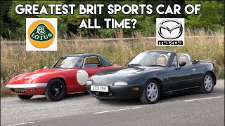 Did JAPAN Build The Perfect BRITISH Sports Car?  Mazda MX5 Vs Lotus Elan