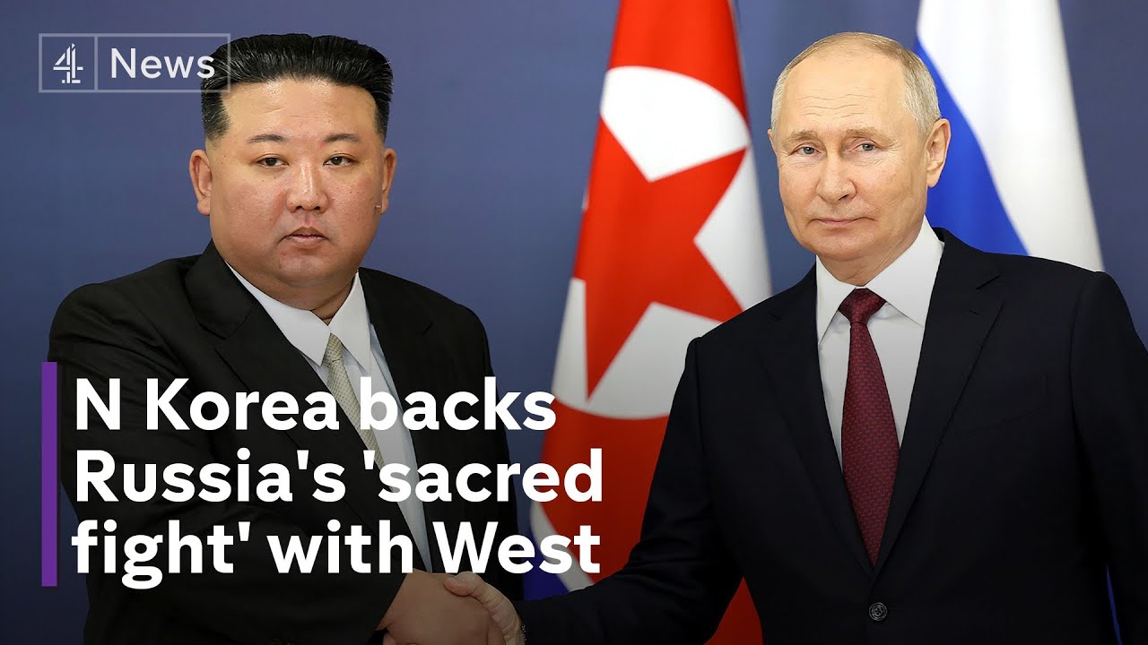 Kim Jong Un pledges support for Putin’s ‘sacred fight’ with West