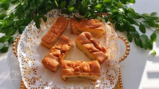 کیک سیبی نرم و اسفنجی و خوشمزه فقط با ۳ تا مواد - Persian Cake