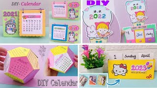 How to make New Year Calendar at home | DIY paper calendar 2024 /DIY paper crafts for school project