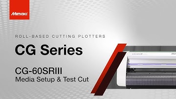 CG-60SRIII: Media Setup & Test Cut