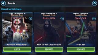 Star Wars Galaxy of Heroes | Lord of Hunger Event Darth Nihilus Shards