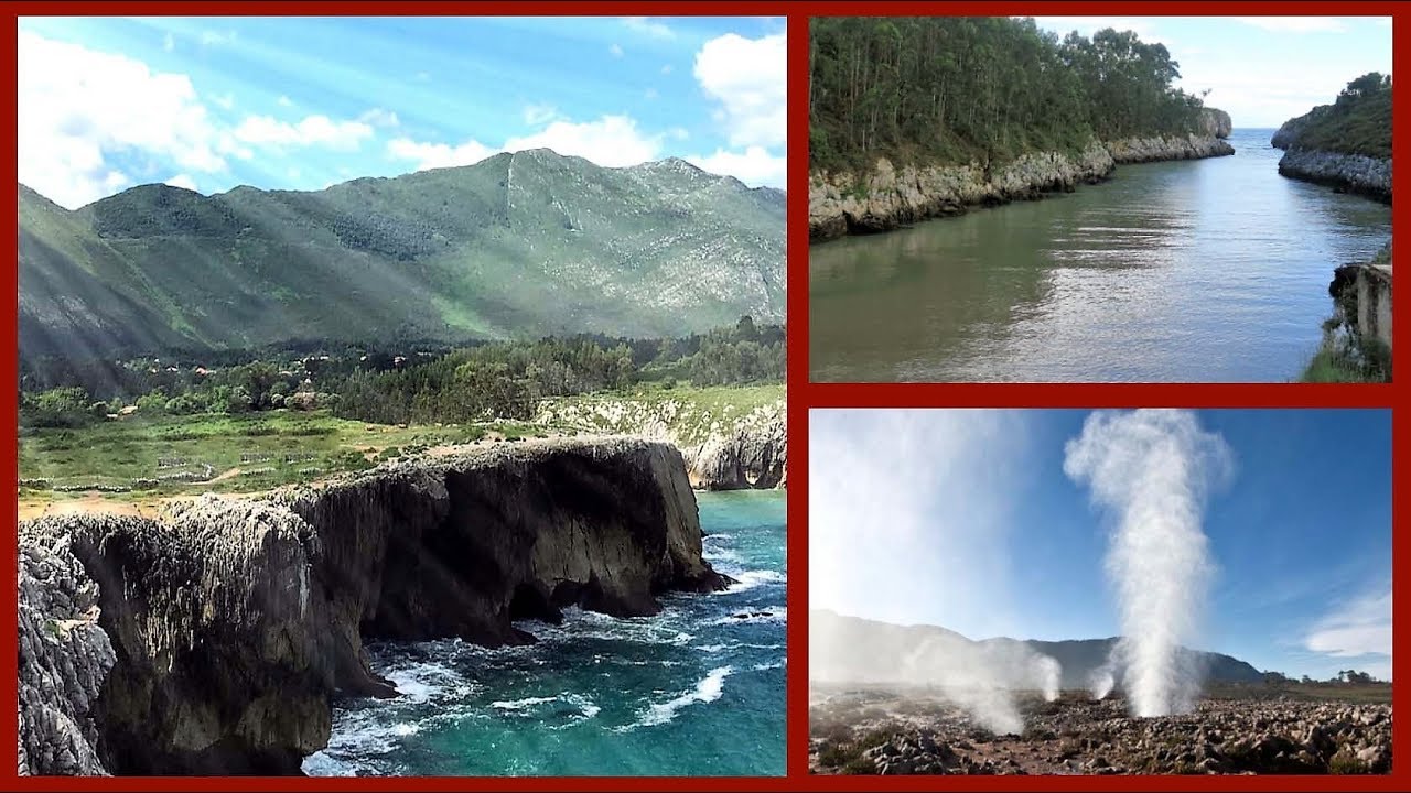Bufones de Pría Asturias Llanes Llames/Picos de Europa - Playa Guadamia/Playa de Cuevas del Mar