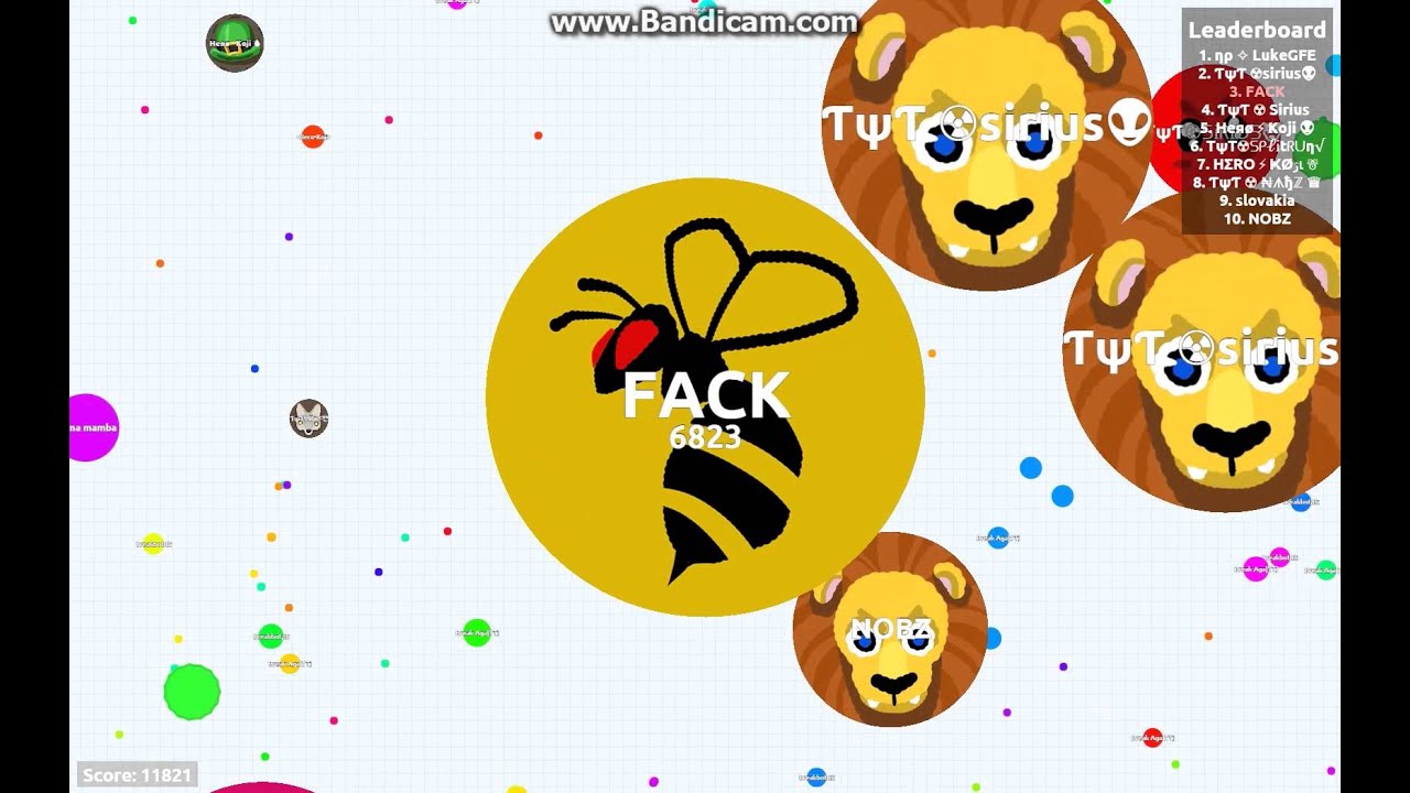 DESTROYING TEAM | Agar.io HACK (32K MASS)!?
