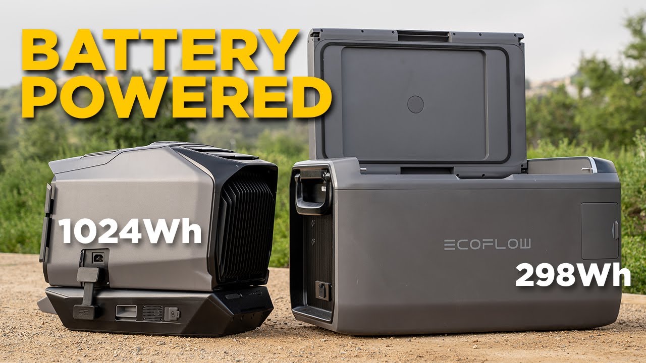 NEW Ecoflow Glacier Classic Portable Refrigerator & Wave 3 Portable Air Conditioner