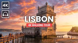 🇪🇸 LISBON Belem Tower Walking Tour With Captions & Sound │ Belem Tower, City Center【4K/60FPS】 screenshot 3