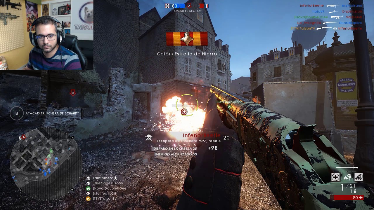 mexicano restaurant Battlefield 1 Operación Rompiendo Caras con Asaltante y Escopeta