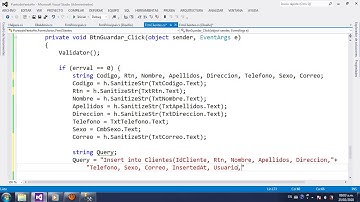 Guía Practica C# y SQL Server - 12 Query Insert Into
