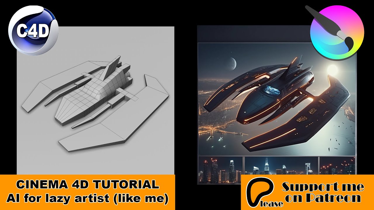AI for lazy artist like me ;) (Cinema 4D Tutorial)