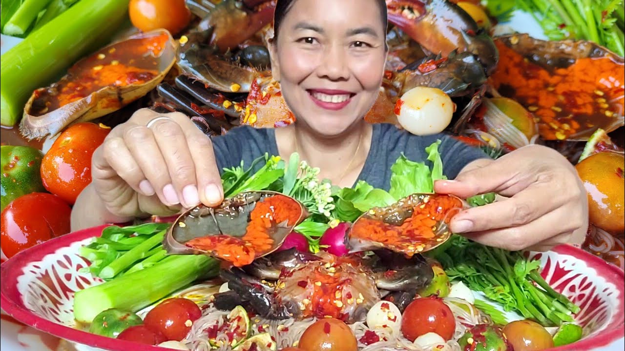 ฉ่ำๆเลยจ้า ตำซั่วปูไข่ดอง 16-01-69