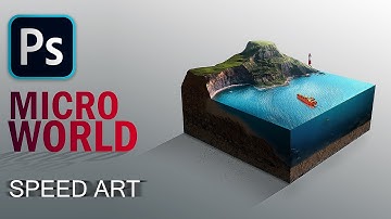 Microworld in Photoshop | I created Microworld in Photoshop | Photoshop Tutorial