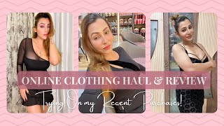 Online Clothing Haul Review Trying On My Recent Purchases 