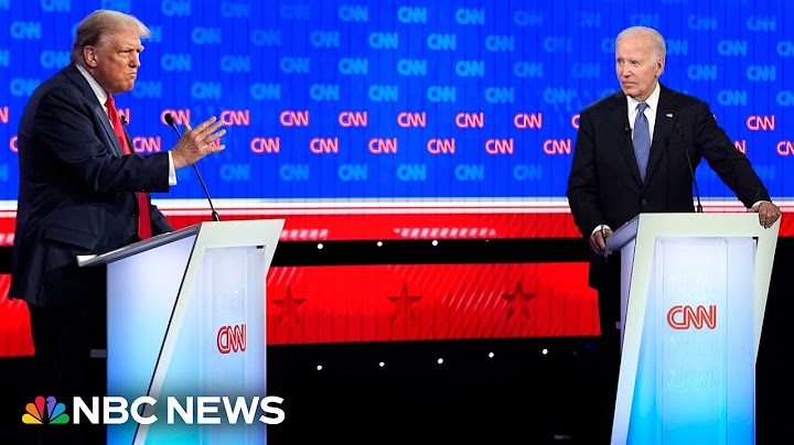 Watch the first 2024 presidential debate in 3 minutes