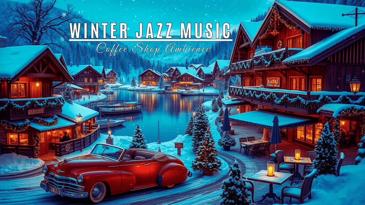 Winter Jazz Music ⛄ Cozy Coffee Shop Ambience with Jazz Relaxing Music ...