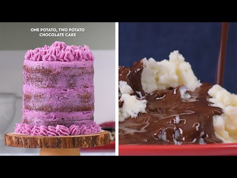 Bake a chocolate cake! …with mashed potatoes?!