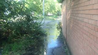 Прорыв Городской Трубы Холодной Воды. Ростов На Дону. Первомайский Район, Ул. Инструальная.