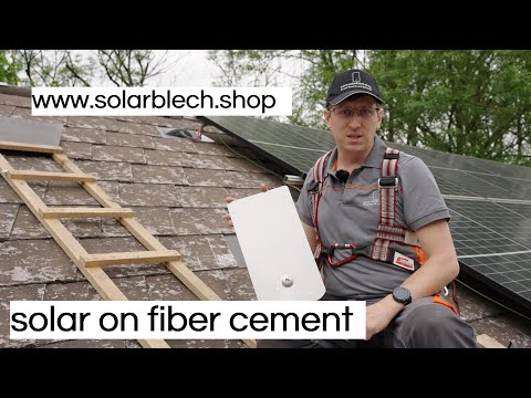 ☀️ Solar and photovoltaic systems on fiber cement (Eternit) and shingle roofs | thats how it works